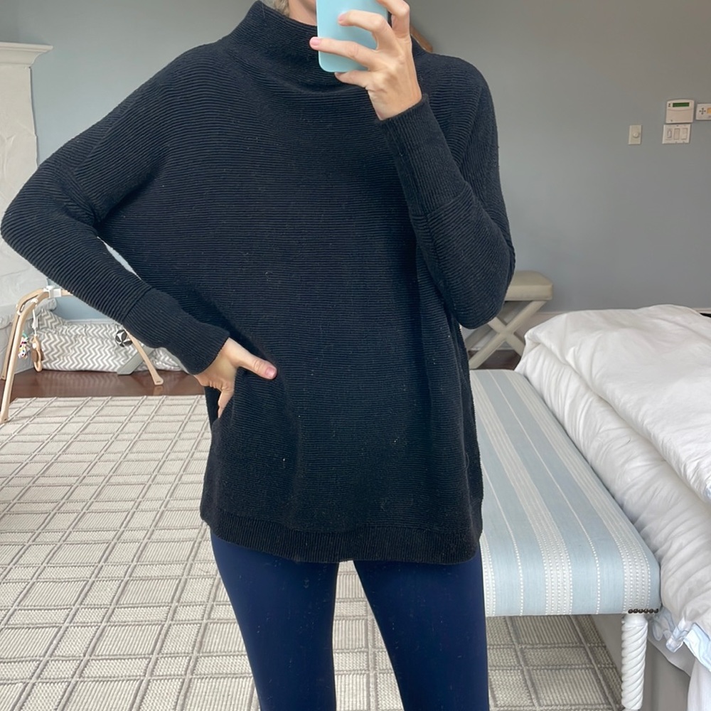 Free people black sweater